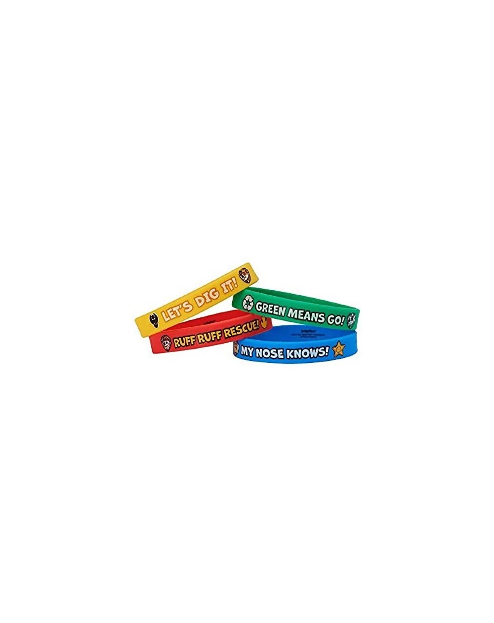 Party Favors Paw Patrol Party Supplies- Rubber Bracelets- Multicolor 6-Count - C811TLDHR55 $7.33