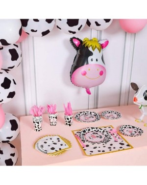 Party Packs 165 Pcs Cow Party Supplies Plate Balloon Birthday Decorations Set - Farm Party Dinnerware Cow Plates Cups Cutlery...