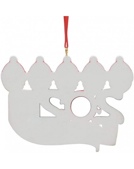 Ornaments Personalized 2020 Quarantine Family Christmas Ornaments with Masks Hand Sanitizer Toilet Paper- Customized Name Xma...