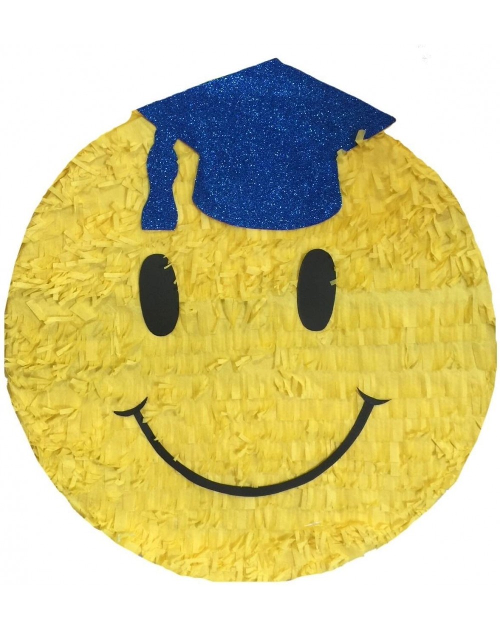 Piñatas Graduation Emoticon Pinata Blue Cap 16 - CI11YY1WHZJ $34.76