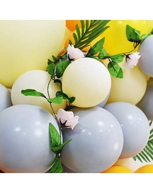 Balloons Latex Party Balloons 118PCS Gray Light Yellow Thickened Balloon Arch Garland Set- Used for Baby Shower- Wedding- Eng...
