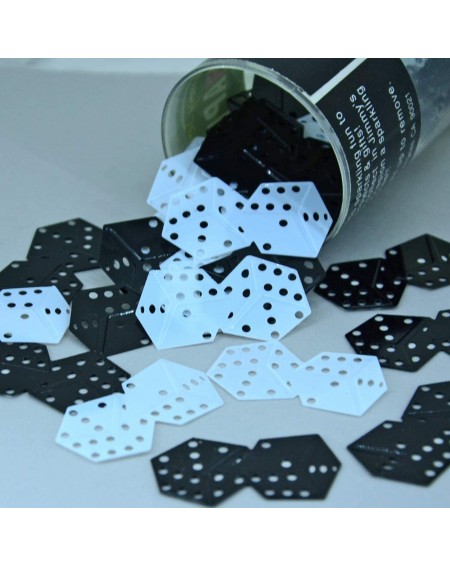 Confetti Confetti Dice Black- White - Retail Pack 9280 QS0 - CO18CHU735A $6.35