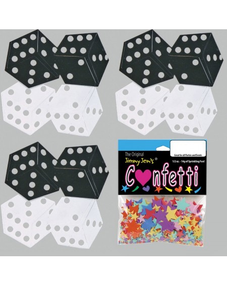 Confetti Confetti Dice Black- White - Retail Pack 9280 QS0 - CO18CHU735A $6.35