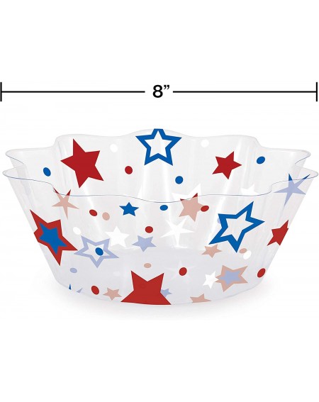 Tableware Patriotic Stars Fluted Bowls- 3 ct - CG193WMDTW4 $10.15