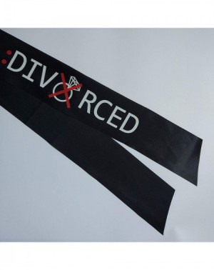 Adult Novelty Just Divorced Sash- Divorce Party Supplies Decorations for Finally Divorced- Newly Unwed- Single Women and Men-...