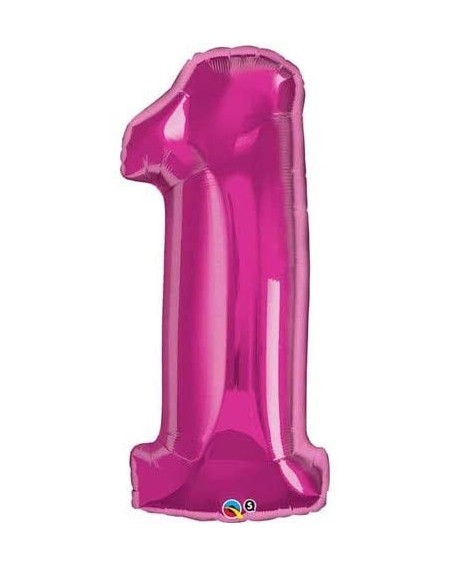 Balloons 32 INCH Pink Number 1 Balloon - CN18XODET0X $15.11