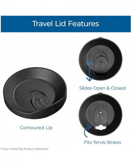 Tableware Travel Lid- 10 oz- Blue - Blue - CU1197I756Z $9.72