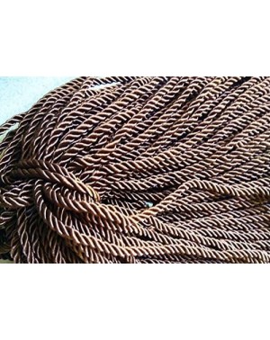 Bows & Ribbons Brown Twist Cord Choker Thread Twine String Rope Piping Supplies Chain 3 Yards - Brown - CE18C72CRUG $7.98