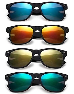 Favors Neon Colors Party Favor Supplies Unisex Sunglasses Pack of 8 for Kids (8 Pack Black Mirrored) - 8 Pack Black Mirrored ...