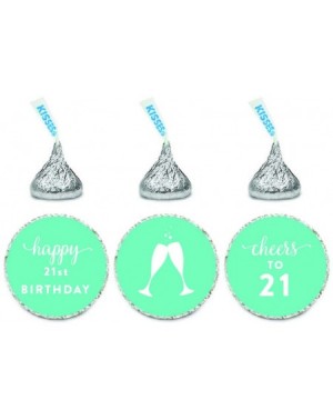 Favors Chocolate Drop Labels Trio- Fits Hershey's Kisses Party Favors- 21st Birthday- 216-Pack- Choose Decorations- Stickers ...