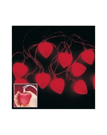 Indoor String Lights Valentine Heart Light Set - C1117OPU3VH $34.36