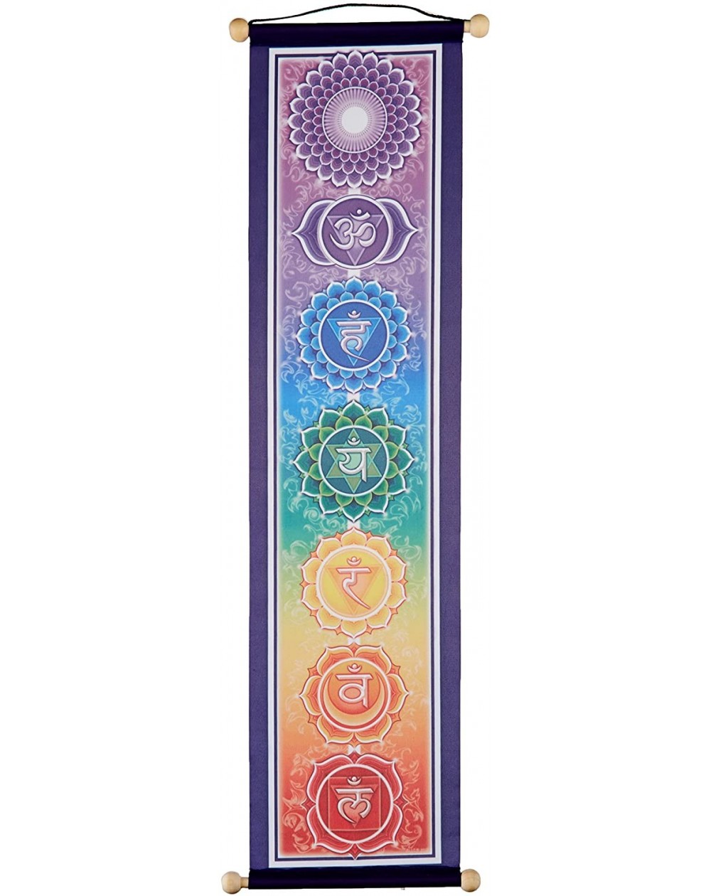 Banners & Garlands 6" X 24" Small Chakra Banner- By Bryon Allen - CQ11535T42T $13.41