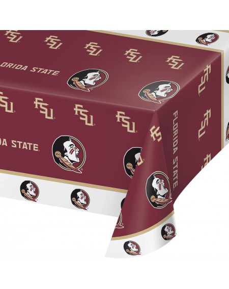 Tablecovers 2-ct Florida State University Seminoles Premium Plastic Table Covers College Football Party - CY18DN95MXY $16.32