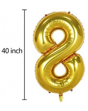 Balloons 40inch Gold Number 18 Balloon Party Festival Decorations Birthday Anniversary Jumbo foil Helium Balloons Party Suppl...