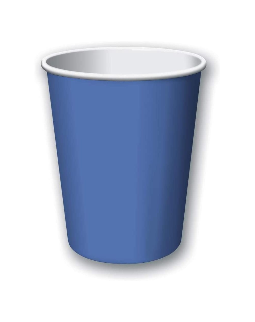 Party Tableware Paper Hot & Cold Cups 9oz 24/Pkg-True Blue - CP1129BO5YH $9.36