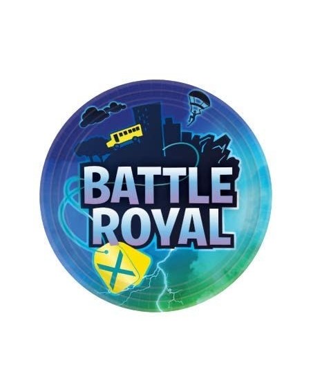 Party Packs Battle Royal Video Game Party Supplies Gamer Party Bundle Includes Plates and Napkins for 16 People - CN18SC8S6TU...