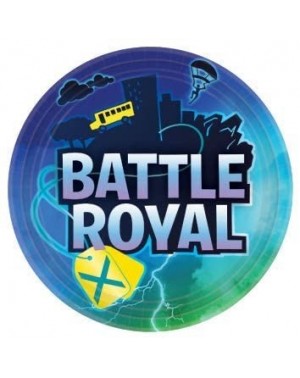 Party Packs Battle Royal Video Game Party Supplies Gamer Party Bundle Includes Plates and Napkins for 16 People - CN18SC8S6TU...
