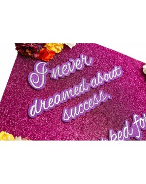 Party Packs Handmade Graduation Cap Topper Graduation Gifts Graduation Cap Decorations- I Never Dream About Success I Worked ...