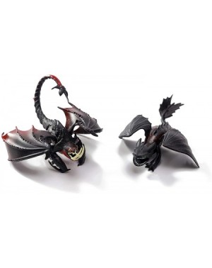 Cake & Cupcake Toppers Mini Dragon Toothless Light & Night Fury Hiccup Action Figures-Cake Toppers tall 3.46"-4.7" - C319GECM...