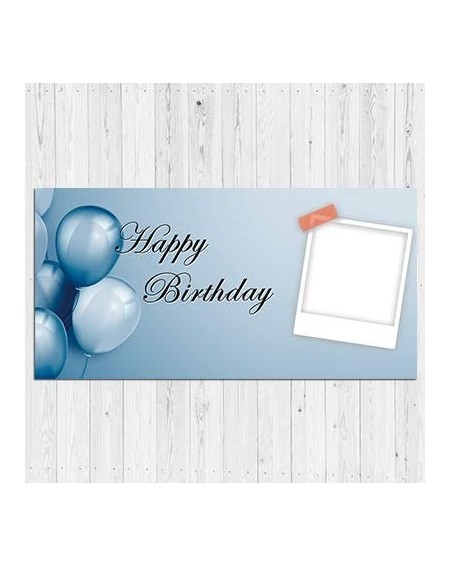 Banners Custom Birthday Banner- Personalised Happy Birthday Vinyl Banner with Baby's Picture- DIY Birthday Party Decorations ...