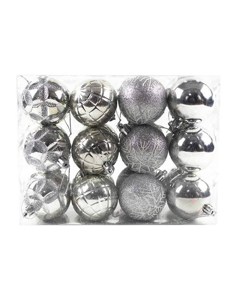 Ornaments 24 Pcs Christmas Ball Ornaments Shatterproof Christmas Decorations Tree Balls for Holiday Wedding Party Decoration-...