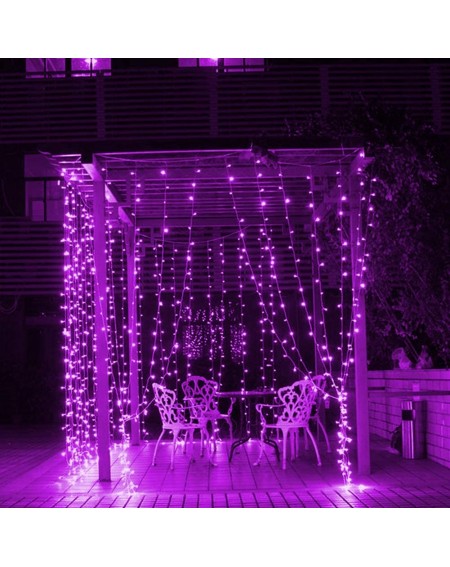 Outdoor String Lights 300 LED Window Curtain String Light for Christmas Wedding Party Home Garden Bedroom Outdoor Indoor Wall...