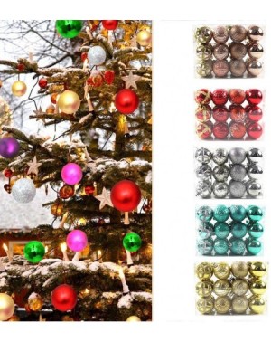 Ornaments 24 Pcs Christmas Ball Ornaments Shatterproof Christmas Decorations Tree Balls for Holiday Wedding Party Decoration-...
