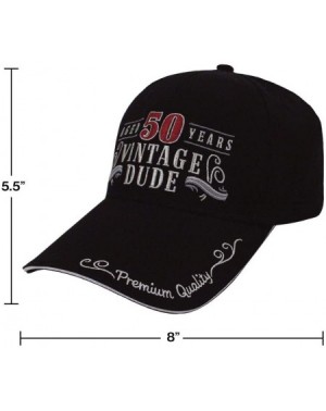 Party Packs Vintage Dude 50 Hat and Plastic Tankard Bundle - CP18EGE5HWH $25.29