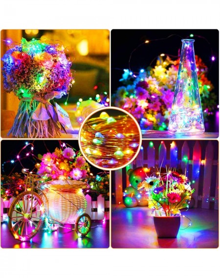 Indoor String Lights Fairy Lights USB and Battery Operated String Lights 33ft 100 LED Christmas Lights Remote Control Timer 8...