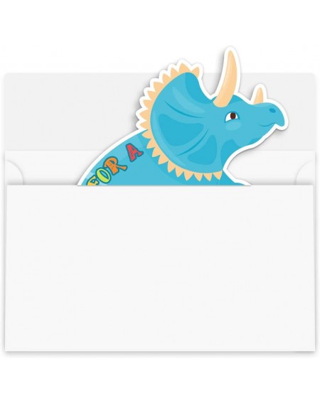 Invitations Yangmics 20 Dinosaur Birthday Party Invitations with Envelopes-Double Sided -Shaped Fill-in Invitations-Kids for ...