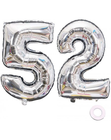 Balloons Silver Number 25 Balloons Large Foil Mylar Balloons 40 Inch Giant Jumbo Number Balloons for Birthday Party Decoratio...