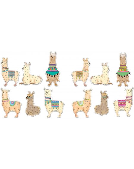 Favors Llama Wall Sign Cutouts 12 Piece Fiesta And Western Party Supplies Baby Shower Decorations- 9"-13.25"- Multicolored - ...