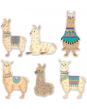Favors Llama Wall Sign Cutouts 12 Piece Fiesta And Western Party Supplies Baby Shower Decorations- 9"-13.25"- Multicolored - ...
