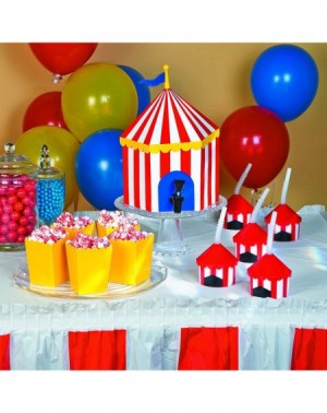 Party Tableware Big Top Plastic Cups with Straw-12 pack - CP1137SWF57 $21.65