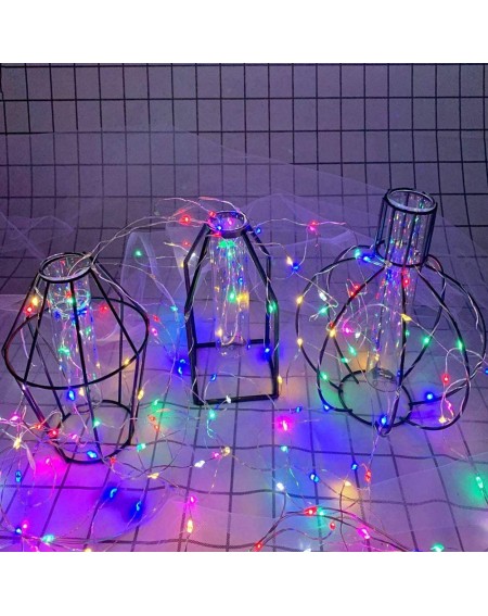 Indoor String Lights Fairy String Lights Curtain Lights Battery Operated with Remote Control Twinkle Dimmable String Lights W...