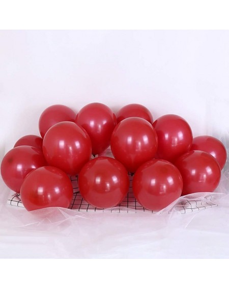 Balloons 5 inch Ruby Red Balloons Small Ruby Red Balloons Party Latex Balloons Quality Helium Balloons- Party Decorations Sup...