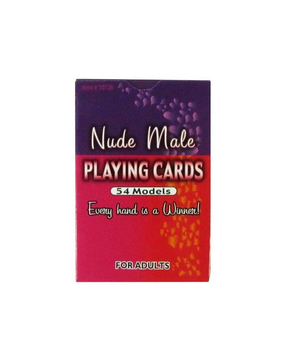 Party Games & Activities Naked Men Stripper Playing Card Poker Deck Nude Bachelorette Party Favor Gift - CZ18A36OI6K $16.32