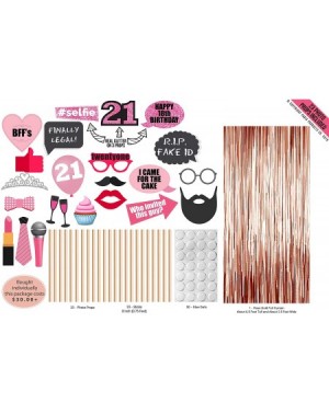 Photobooth Props 21st BIRTHDAY Photo Props - 21 Birthday Party Supplies - 21 Photo Booth - Finally Legal 21 - Backdrop Props ...