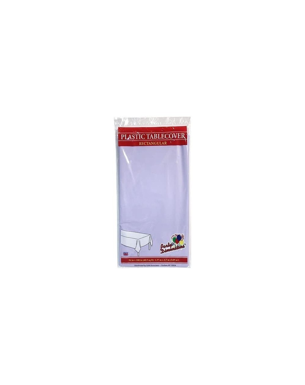 Tablecovers Plastic Party Tablecloths - Disposable- Rectangular Tablecovers - 4 Pack - Lavender - C912MY2RLLS $11.84