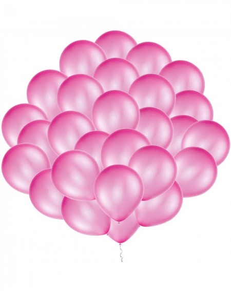 Balloons 100 pcs 12 inch Pink Pearl Latex Balloon for Boy Girl Party for Activity Campaign - C712MYSWLBG $20.39