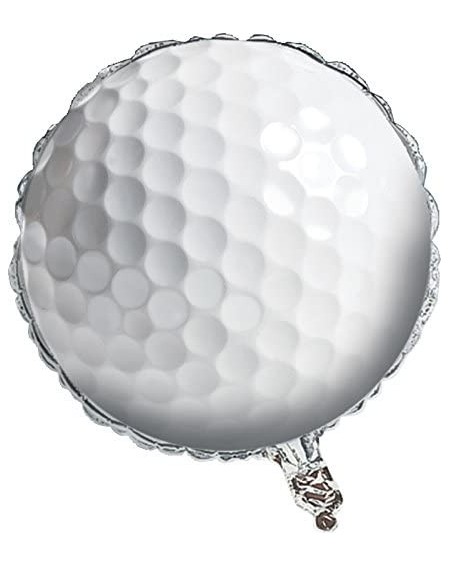 Balloons Sports Fanatic Golf Metallic Balloon- 18-Inches- White - White - CC11JZTBX8H $8.42