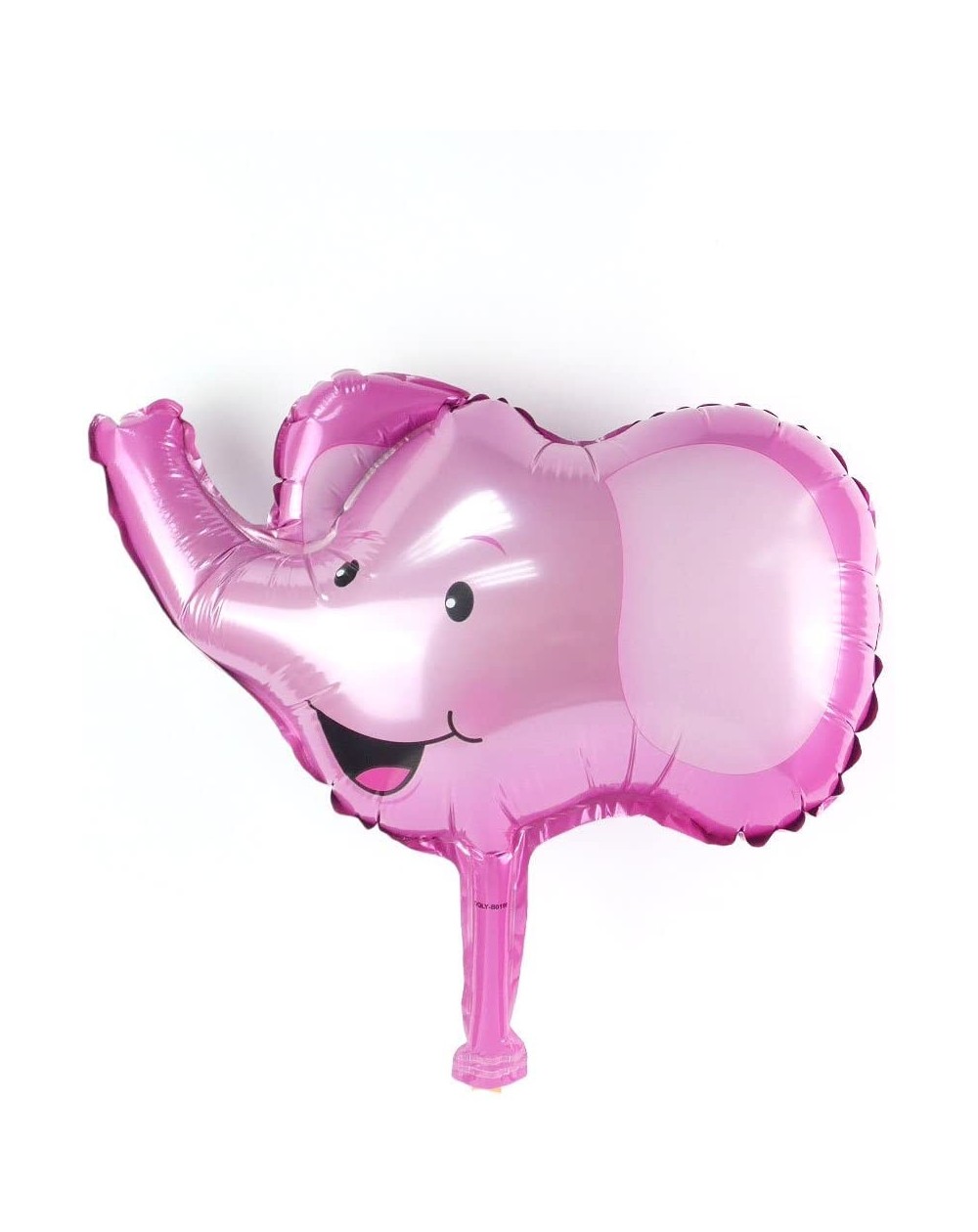 Balloons Mini 14" Pink Elephant Head Cartoon Animal Balloon 6pcs - C51895UXEX0 $11.12