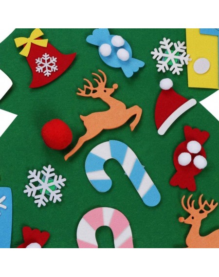 Swags DIY Felt Christmas Tree Decorations Kit for Kids- Christmas Decoration Outdoor Indoor Ornaments Wall Window Door Hangin...