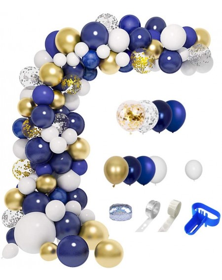 Balloons Balloons Pearlescent Confetti Metallic Decorations - Navy Blue - C2190N4C6EC $24.58