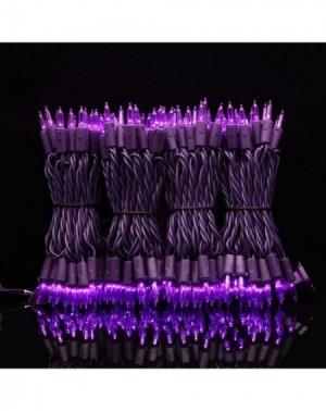 Indoor String Lights Purple Christmas Lights with Purple Wire- 66 Feet 200 LED UL Certified Consistent Color String Lights- C...
