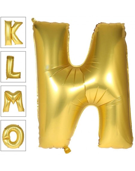 Balloons 40 Inch Jumbo Gold Alphabet N Balloon Giant Prom Balloons Helium Foil Mylar Huge Letter Balloons A to Z for Birthday...