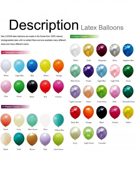 Balloons 5" Standard Yellow Premium Latex Balloons - Great for Kids - Adult Birthdays- Weddings - Receptions- Baby Showers- W...
