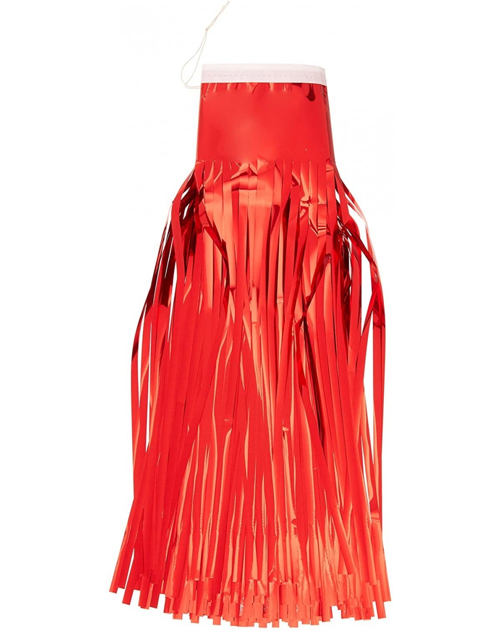 Streamers Metallic Fringe Drape Hanging Curtain- Party Decor- 15" x 10'- Red - Red - CX118WFP88L $12.10