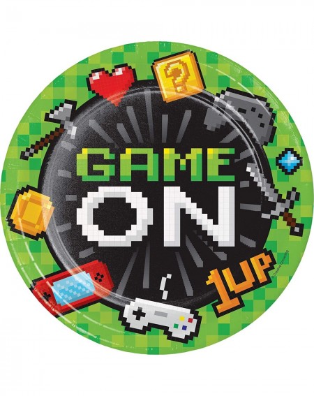 Party Tableware Video Game Party Paper Plates- 24 ct - CK18IXKKOT8 $11.67