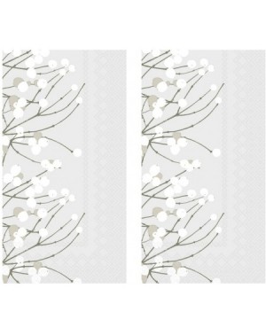 Tableware 32 Count 3-Ply Paper Guest Towel Napkins- Marimekko Collection (Lumimarja) - Lumimarja - CF12NFHSBX7 $14.50
